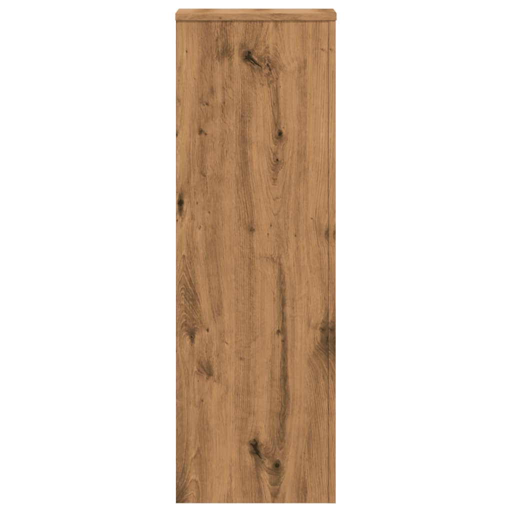 Plantenstandaard 33x33x100 cm bewerkt hout artisanaal eiken is nu te koop bij PeponiXL, paradijselijk wonen!