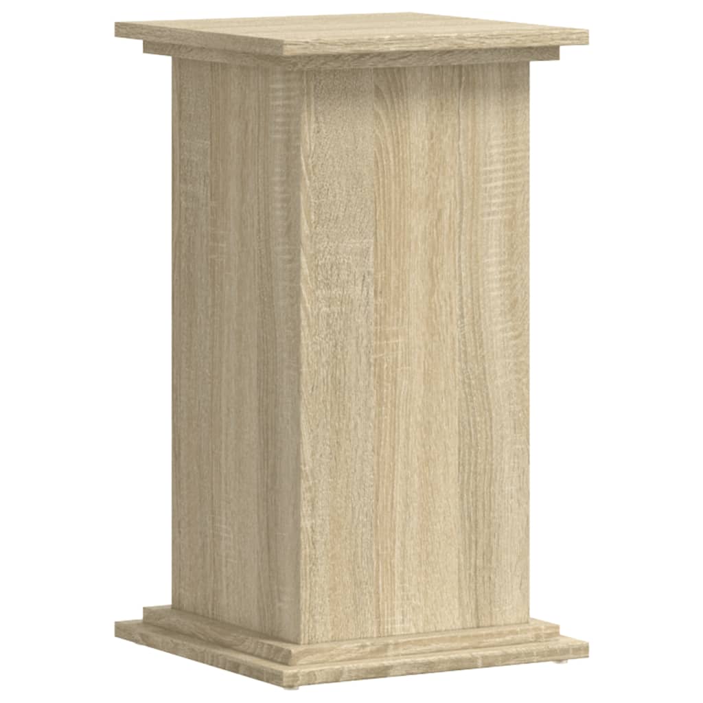 Plantenstandaard 33x33x60 cm bewerkt hout sonoma eikenkleurig is nu te koop bij PeponiXL, paradijselijk wonen!