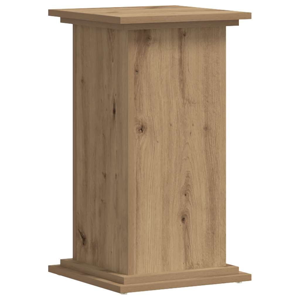 Plantenstandaard 33x33x60 cm bewerkt hout artisanaal eiken is nu te koop bij PeponiXL, paradijselijk wonen!