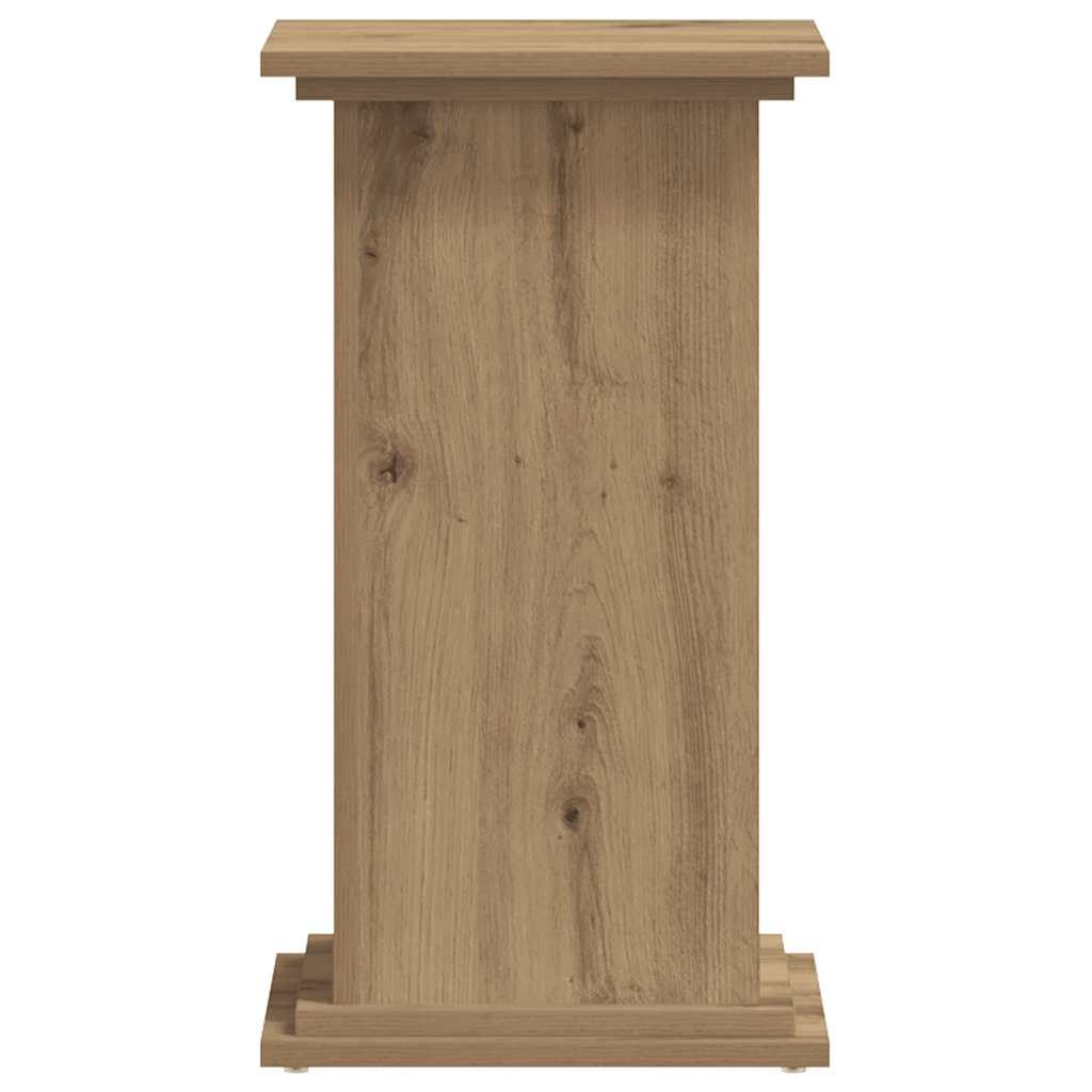 Plantenstandaard 33x33x60 cm bewerkt hout artisanaal eiken is nu te koop bij PeponiXL, paradijselijk wonen!