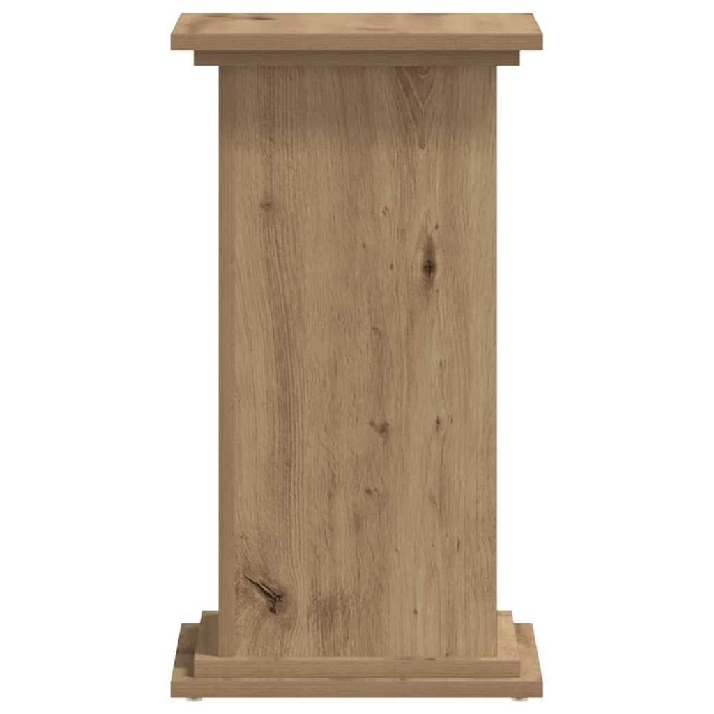 Plantenstandaard 33x33x60 cm bewerkt hout artisanaal eiken is nu te koop bij PeponiXL, paradijselijk wonen!