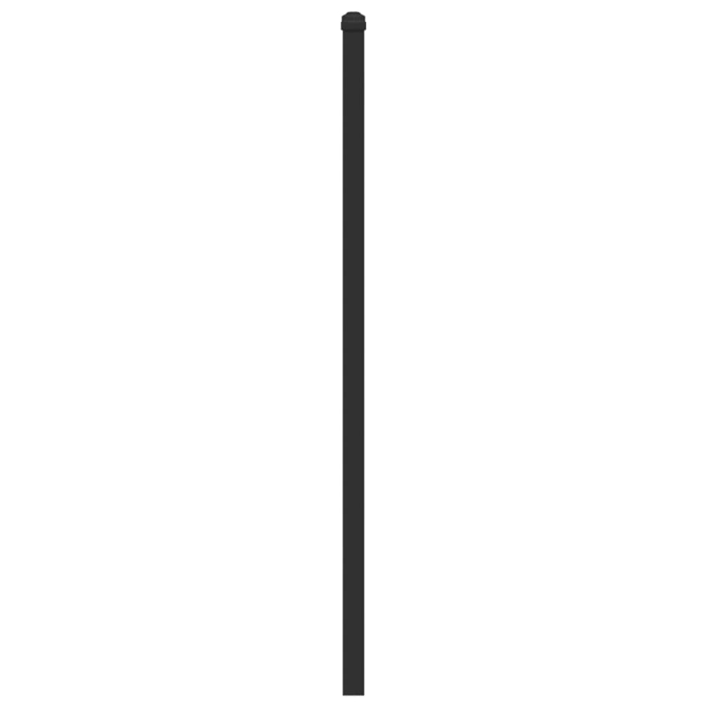 Vervangend hoofdbord 90 cm bewerkt hout en staal gerookt eikenkleurig is nu te koop bij PeponiXL, paradijselijk wonen!