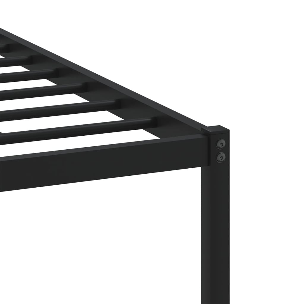 Bedframe zonder matras metaal sonoma eikenkleurig 100x190 cm is nu te koop bij PeponiXL, paradijselijk wonen!