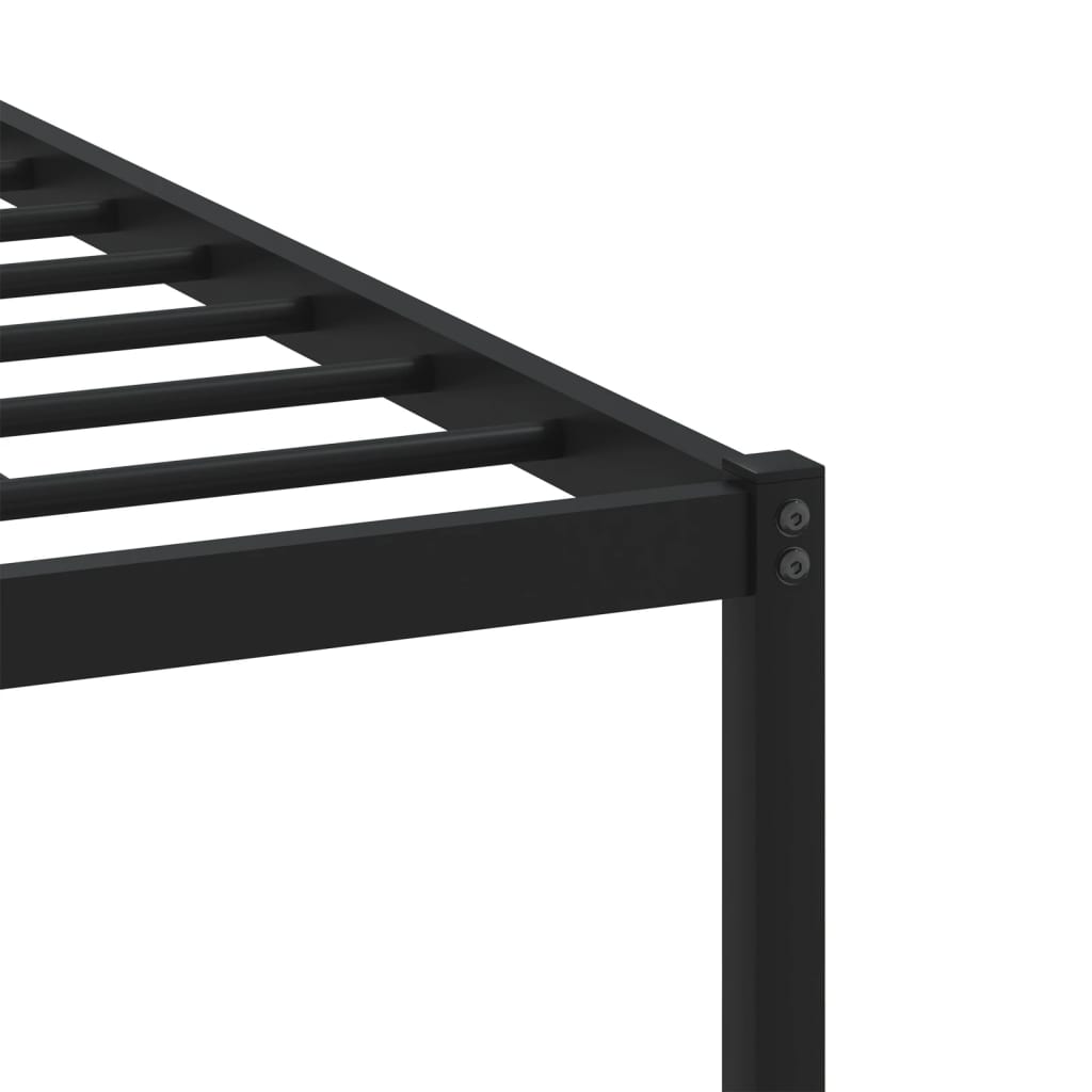 Bedframe zonder matras metaal sonoma eikenkleurig 107x203 cm is nu te koop bij PeponiXL, paradijselijk wonen!