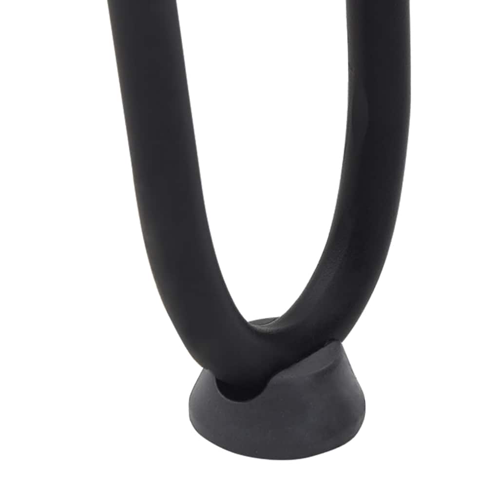 Haarnadelpoten voor Salontafel 4 st 10 cm massief staal zwart is nu te koop bij PeponiXL, paradijselijk wonen!