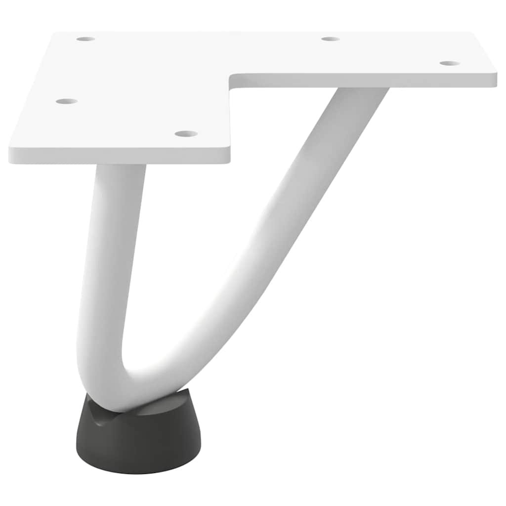 Haarnadelpoten voor Salontafel 4 st 10 cm massief staal wit is nu te koop bij PeponiXL, paradijselijk wonen!