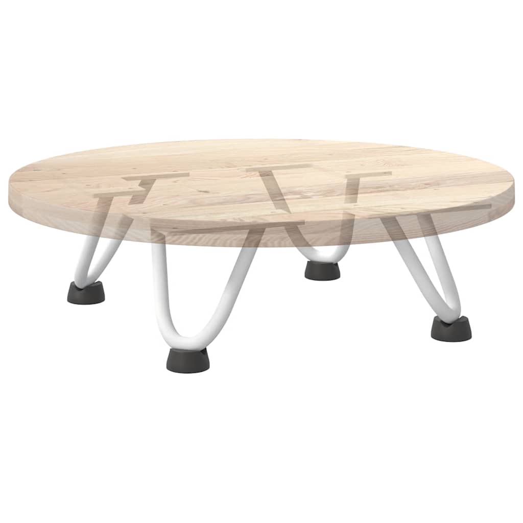 Haarnadelpoten voor Salontafel 4 st 10 cm massief staal wit is nu te koop bij PeponiXL, paradijselijk wonen!