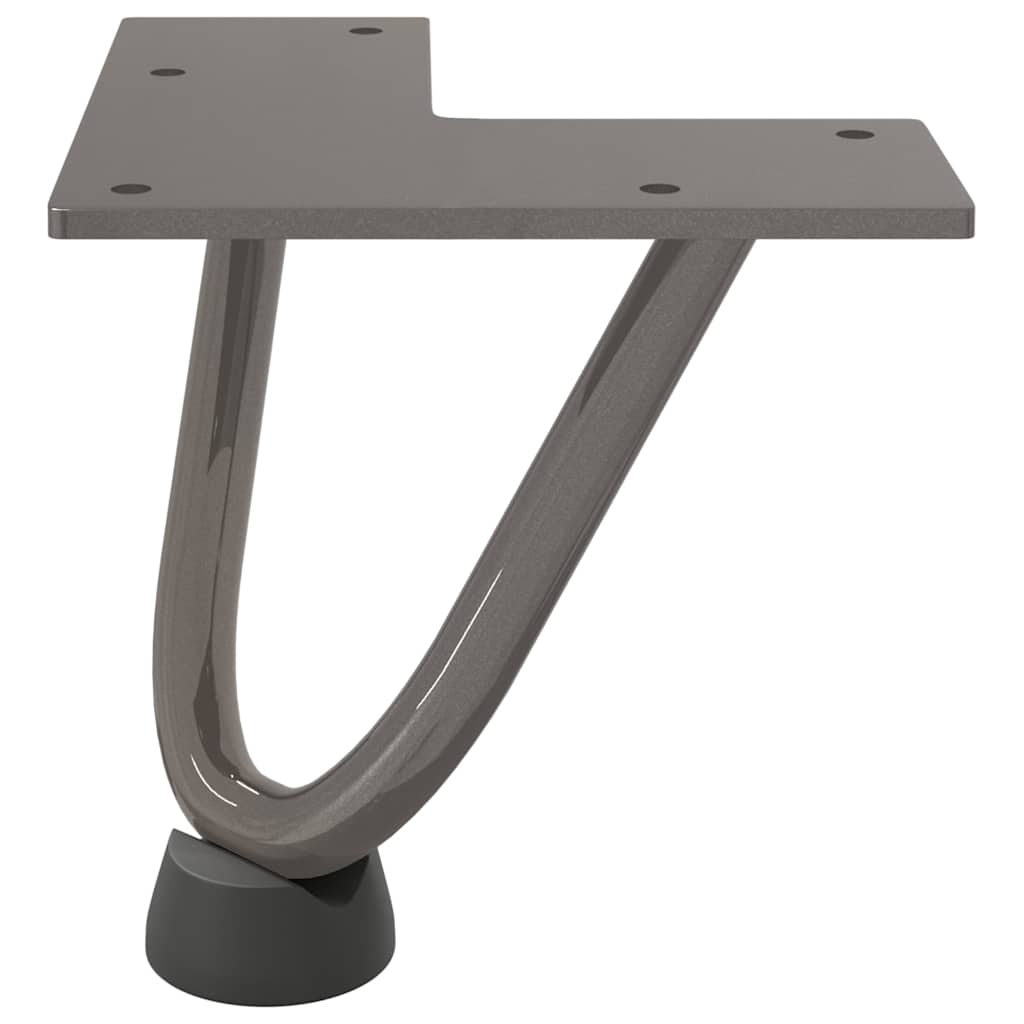 Haarnadelpoten voor Salontafel 4 st 10 cm massief staal naturel is nu te koop bij PeponiXL, paradijselijk wonen!
