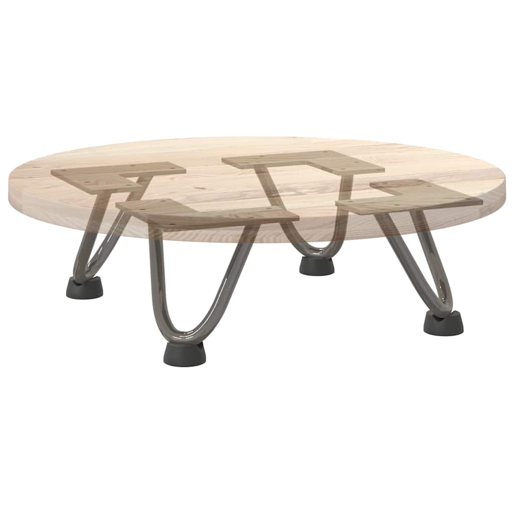 Haarnadelpoten voor Salontafel 4 st 10 cm massief staal naturel is nu te koop bij PeponiXL, paradijselijk wonen!