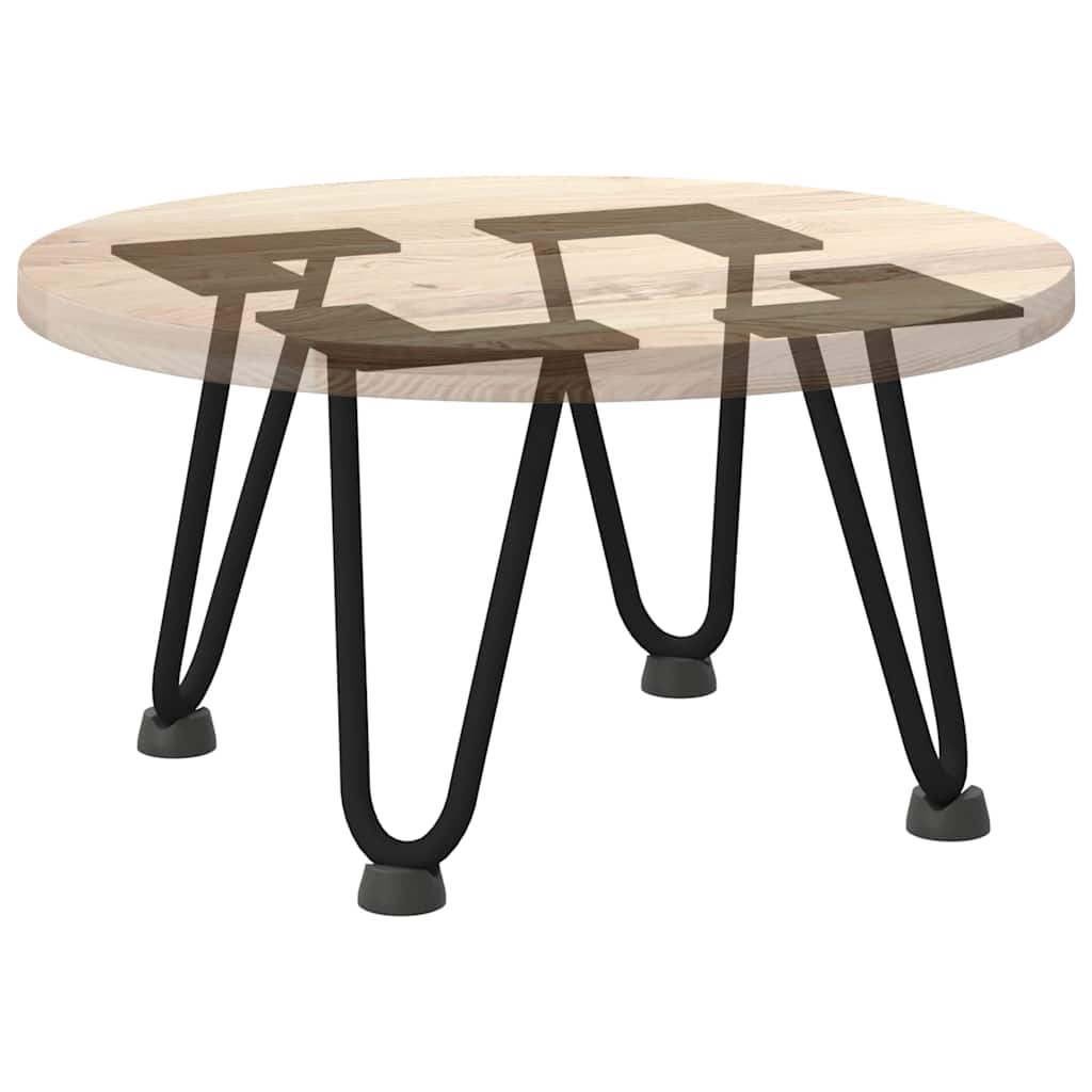 Haarnadelpoten voor Salontafel 4 st 20 cm massief staal zwart is nu te koop bij PeponiXL, paradijselijk wonen!