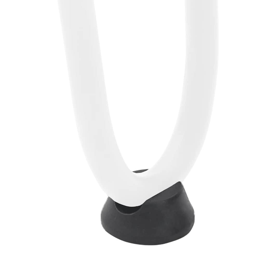 Haarnadelpoten voor Salontafel 4 st 20 cm massief staal wit is nu te koop bij PeponiXL, paradijselijk wonen!