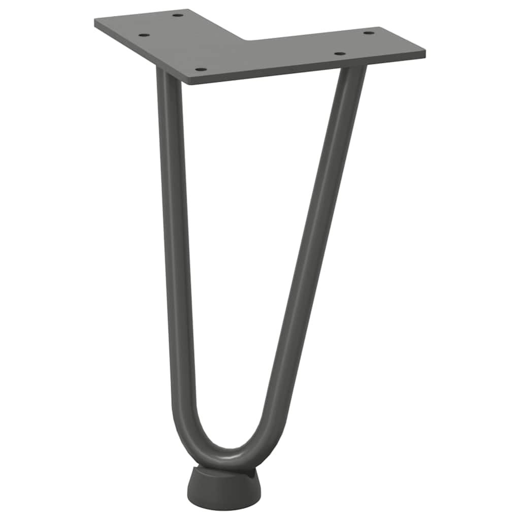 Haarnadelpoten voor Salontafel 4 st 20 cm massief staal antracietkleurig is nu te koop bij PeponiXL, paradijselijk wonen!