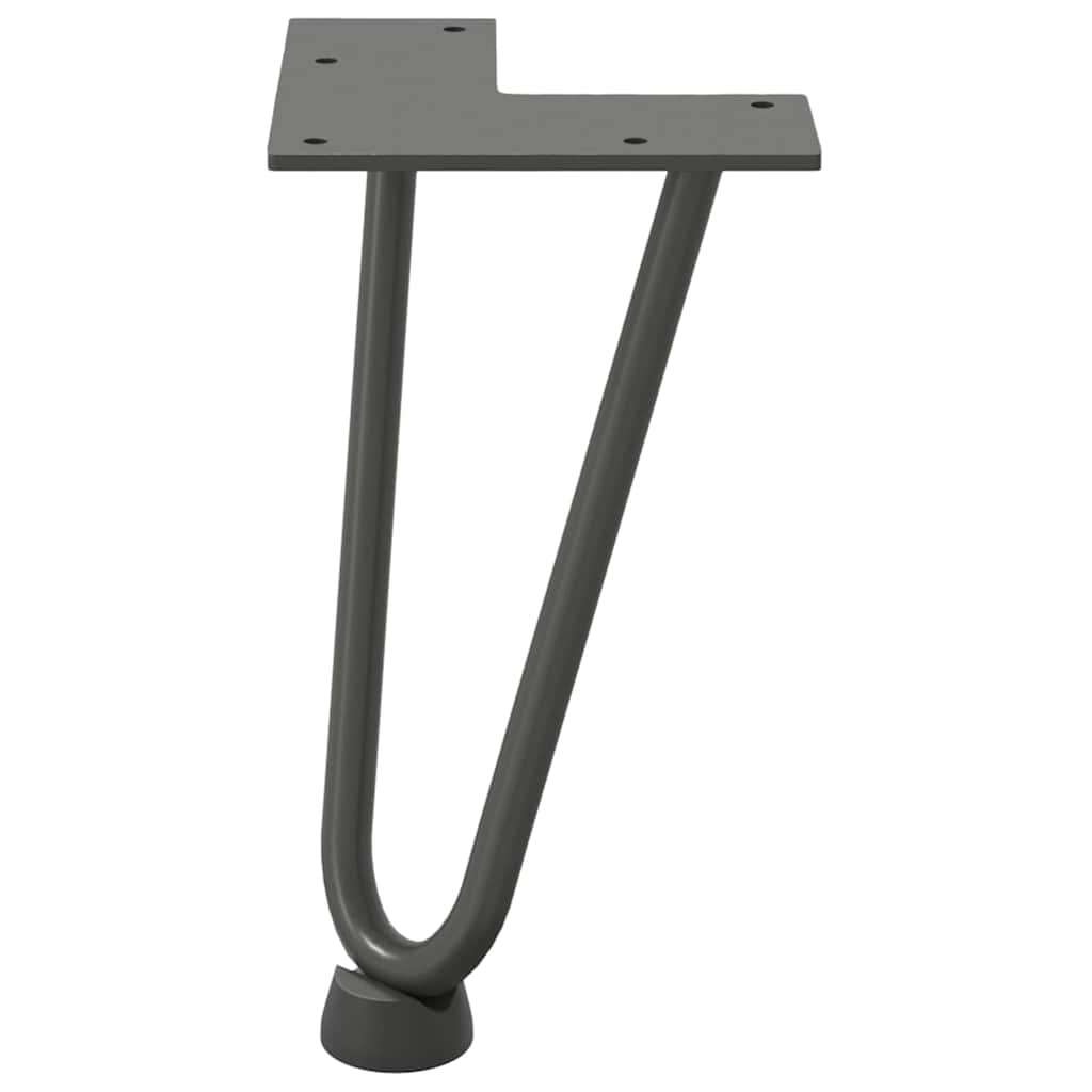Haarnadelpoten voor Salontafel 4 st 20 cm massief staal antracietkleurig is nu te koop bij PeponiXL, paradijselijk wonen!