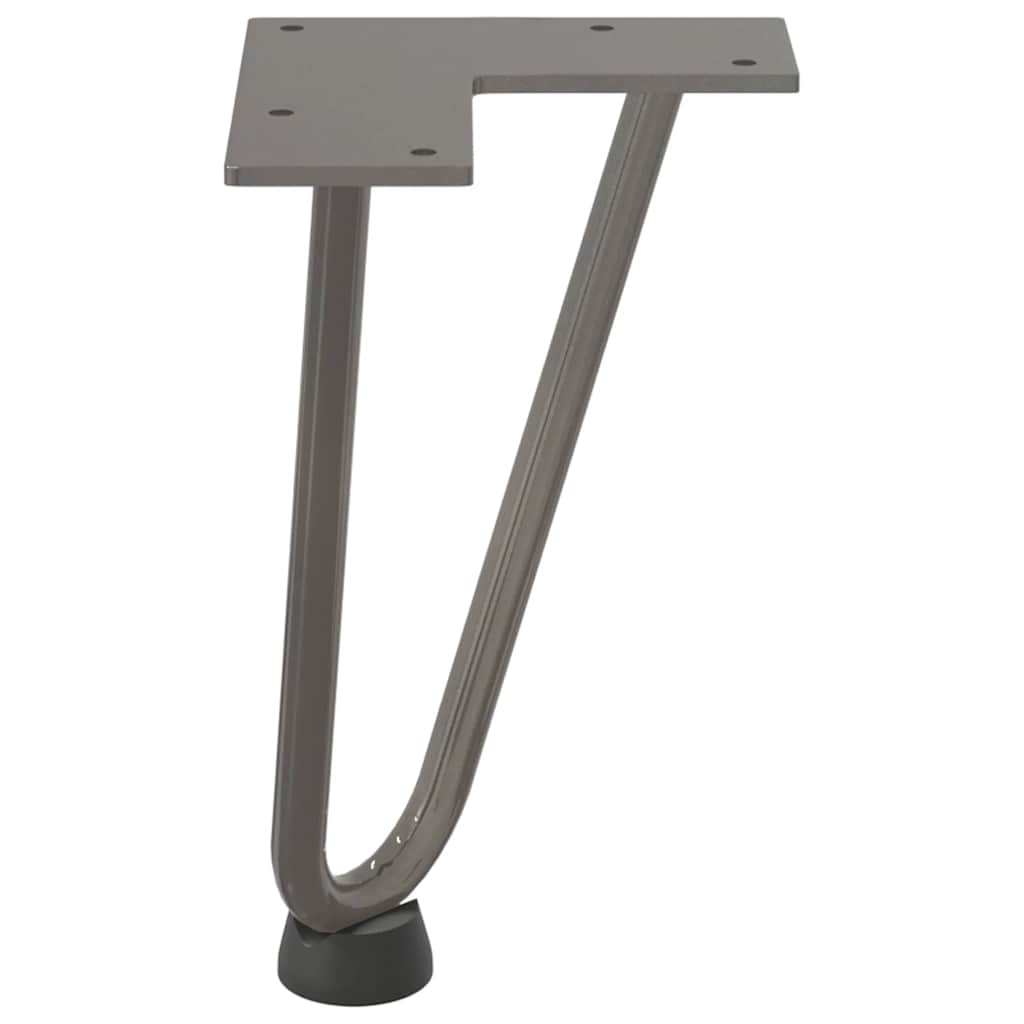 Haarnadelpoten voor Salontafel 4 st 20 cm massief staal naturel is nu te koop bij PeponiXL, paradijselijk wonen!