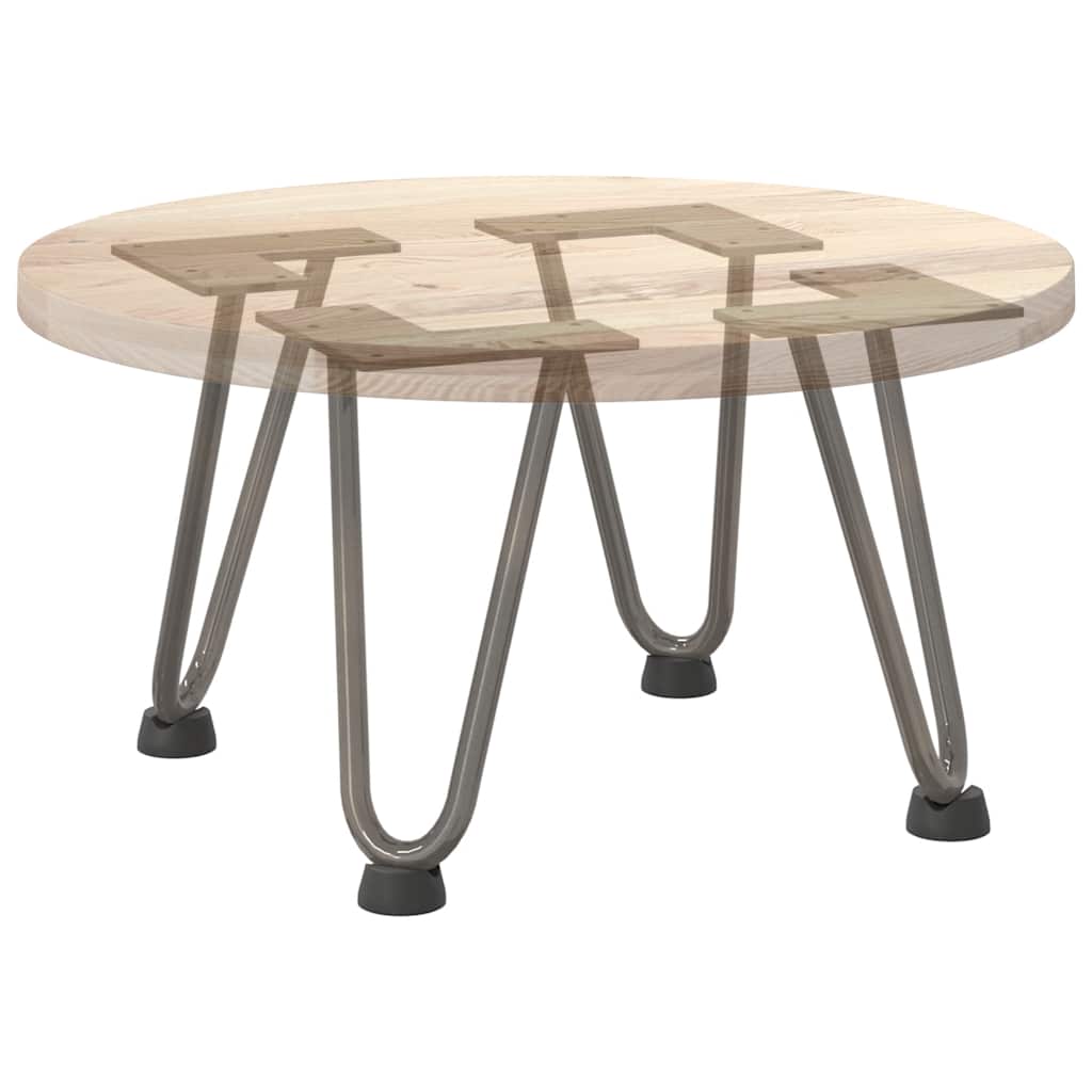 Haarnadelpoten voor Salontafel 4 st 20 cm massief staal naturel is nu te koop bij PeponiXL, paradijselijk wonen!