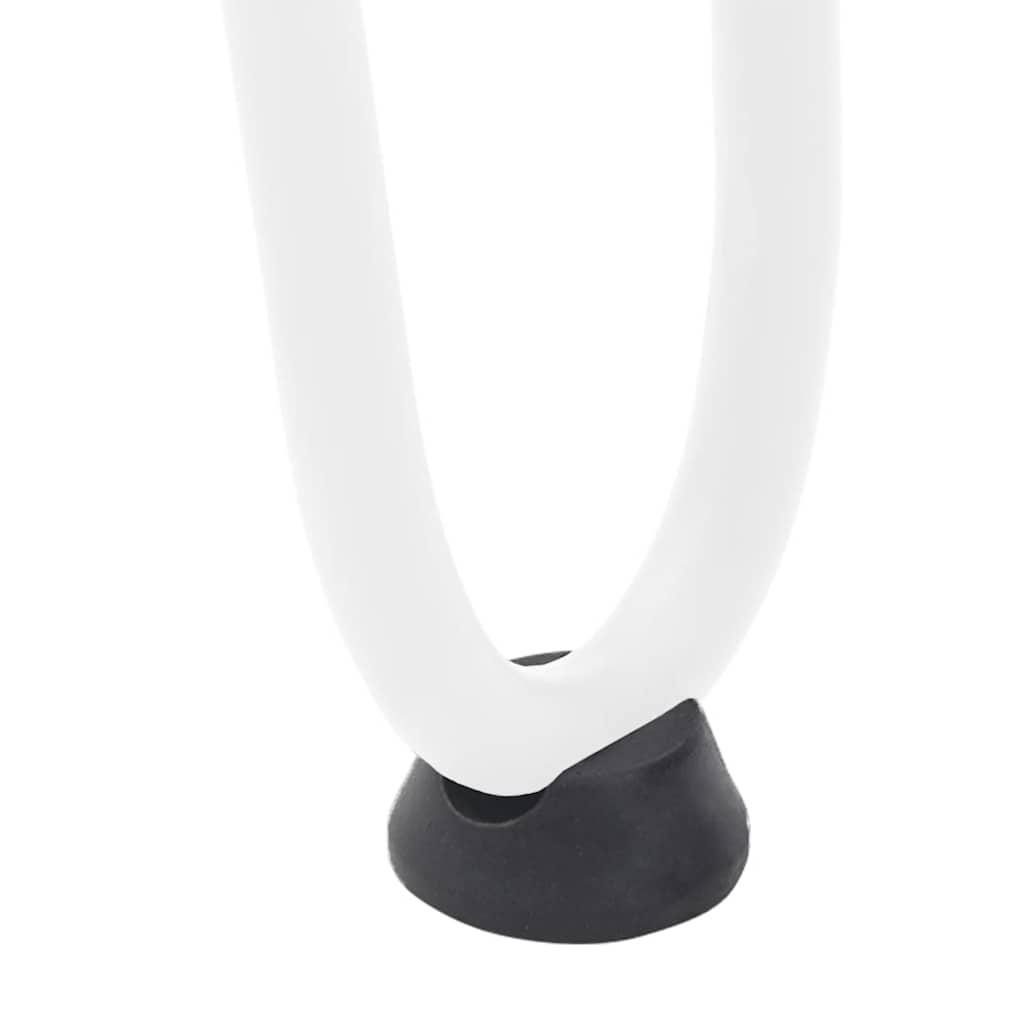 Haarnadelpoten voor Salontafel 4 st 30 cm massief staal wit is nu te koop bij PeponiXL, paradijselijk wonen!