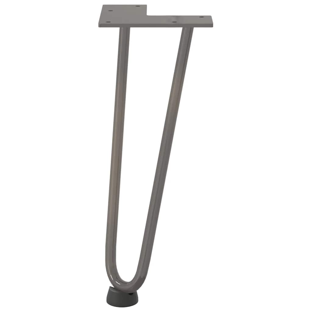 Haarnadelpoten voor Salontafel 4 st 30 cm massief staal naturel is nu te koop bij PeponiXL, paradijselijk wonen!