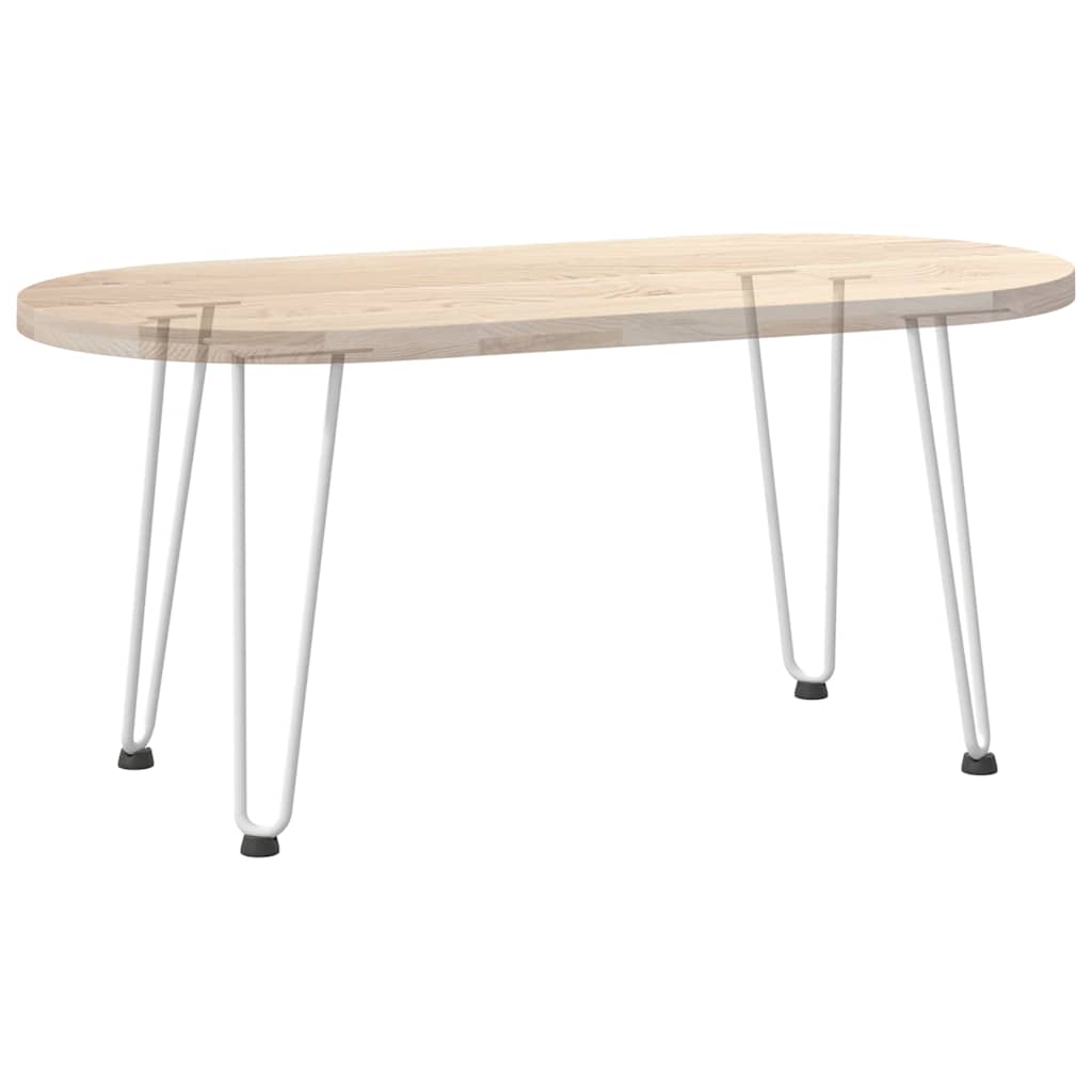 Haarnadelpoten voor Salontafel 4 st 42 cm massief staal wit is nu te koop bij PeponiXL, paradijselijk wonen!
