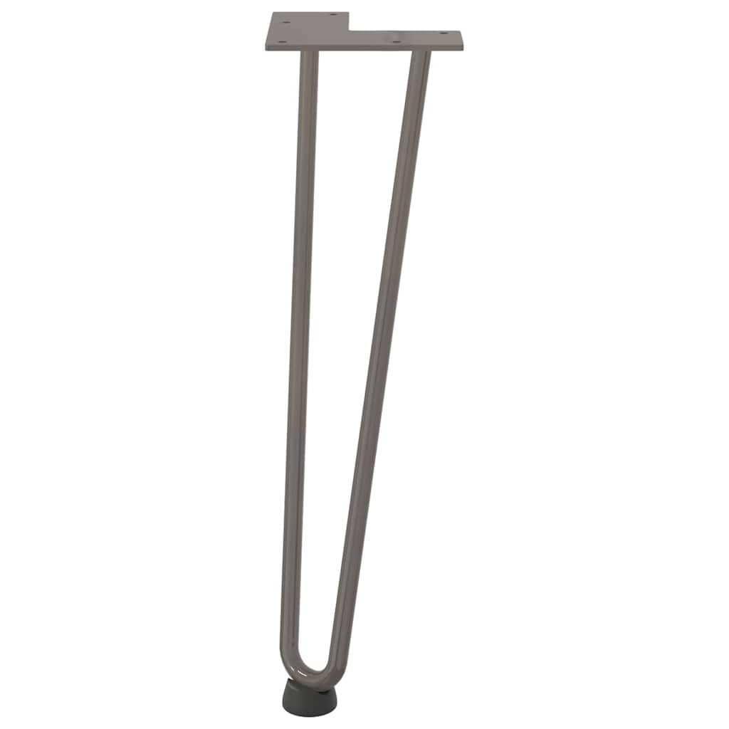 Haarnadelpoten voor Salontafel 4 st 42 cm massief staal naturel is nu te koop bij PeponiXL, paradijselijk wonen!