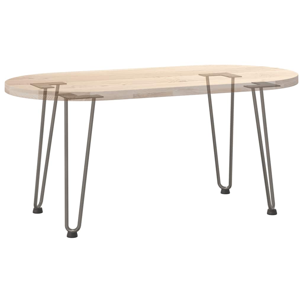 Haarnadelpoten voor Salontafel 4 st 42 cm massief staal naturel is nu te koop bij PeponiXL, paradijselijk wonen!