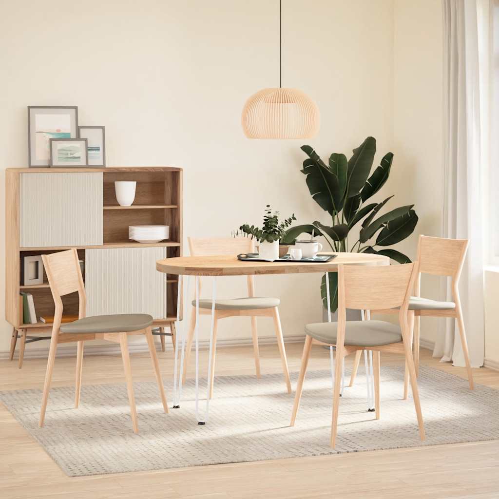 Haarnadelpoten voor console tafel 4 st 72 cm massief staal wit is nu te koop bij PeponiXL, paradijselijk wonen!