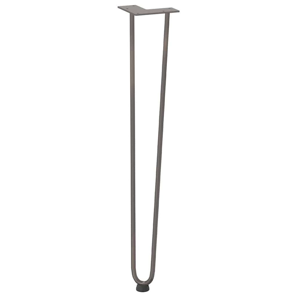 Haarnadelpoten voor console tafel 4 st 72 cm massief staal naturel is nu te koop bij PeponiXL, paradijselijk wonen!