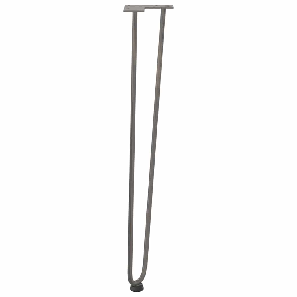 Haarnadelpoten voor console tafel 4 st 72 cm massief staal naturel is nu te koop bij PeponiXL, paradijselijk wonen!