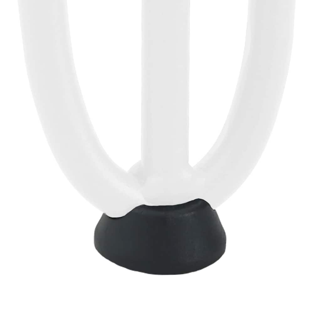 Haarnadelpoten voor Salontafel 4 st 10 cm massief staal wit is nu te koop bij PeponiXL, paradijselijk wonen!