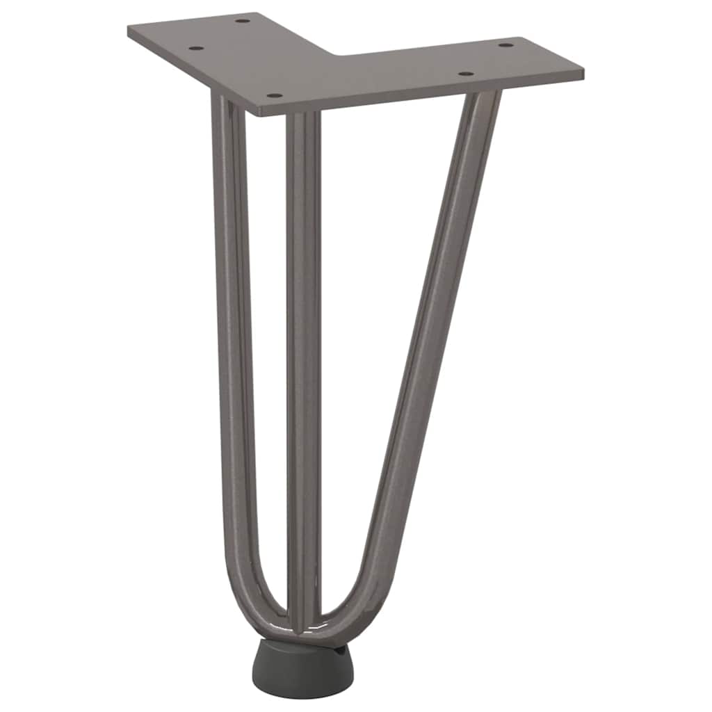 Haarnadelpoten voor Salontafel 4 st 20 cm massief staal naturel is nu te koop bij PeponiXL, paradijselijk wonen!
