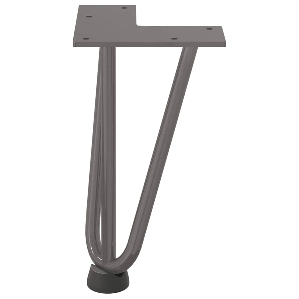 Haarnadelpoten voor Salontafel 4 st 20 cm massief staal naturel is nu te koop bij PeponiXL, paradijselijk wonen!