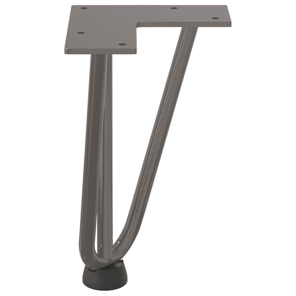 Haarnadelpoten voor Salontafel 4 st 20 cm massief staal naturel is nu te koop bij PeponiXL, paradijselijk wonen!