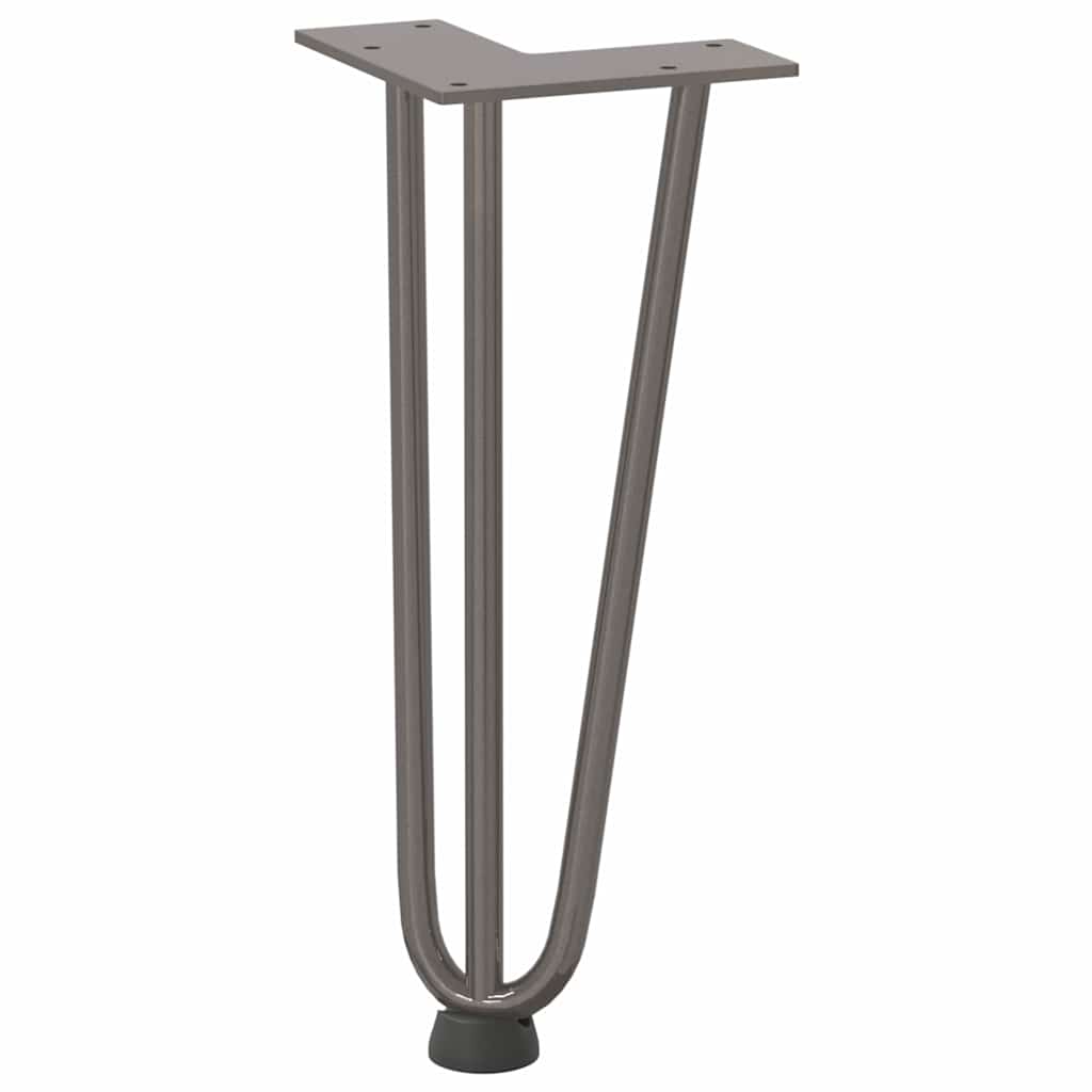 Haarnadelpoten voor Salontafel 4 st 30 cm massief staal naturel is nu te koop bij PeponiXL, paradijselijk wonen!