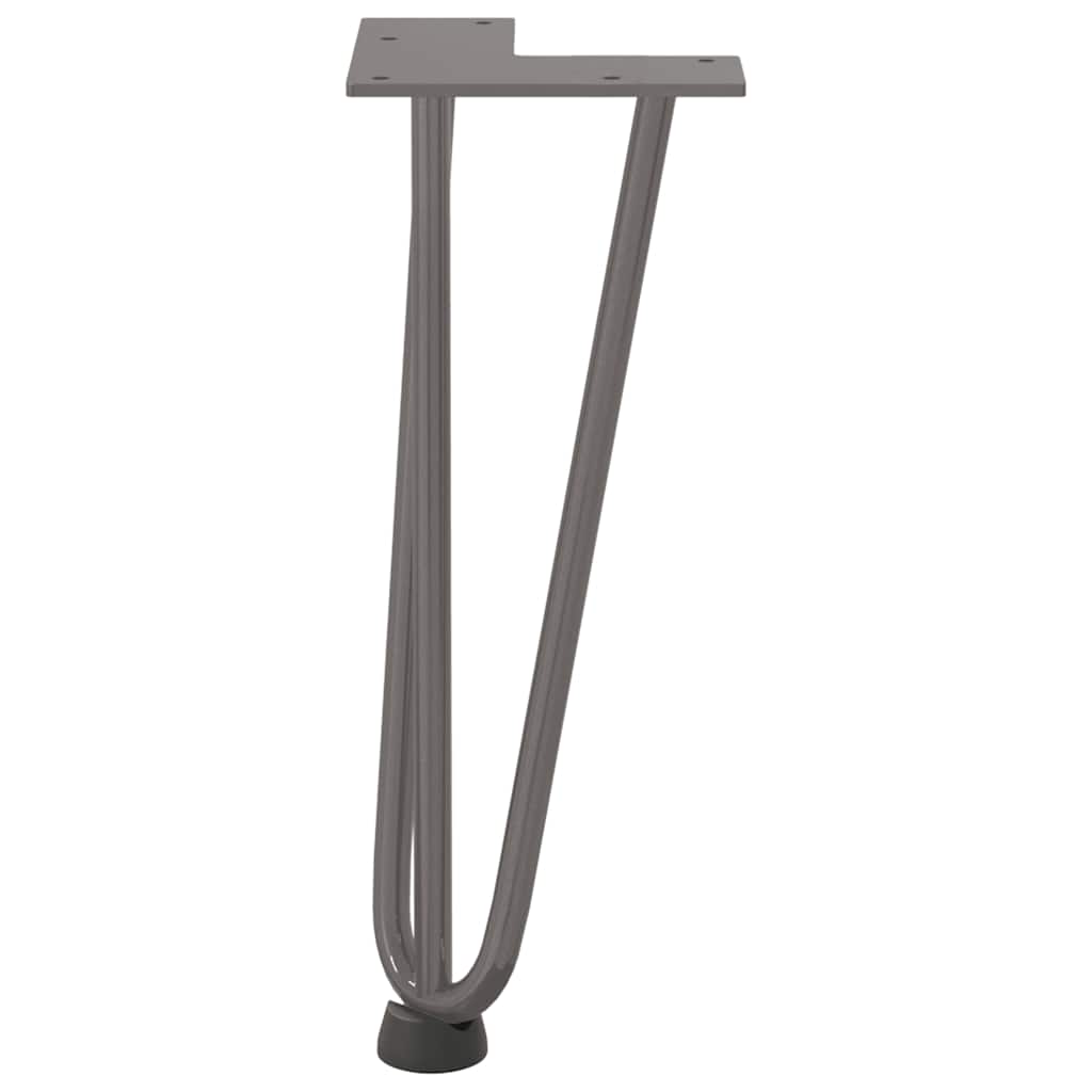 Haarnadelpoten voor Salontafel 4 st 30 cm massief staal naturel is nu te koop bij PeponiXL, paradijselijk wonen!