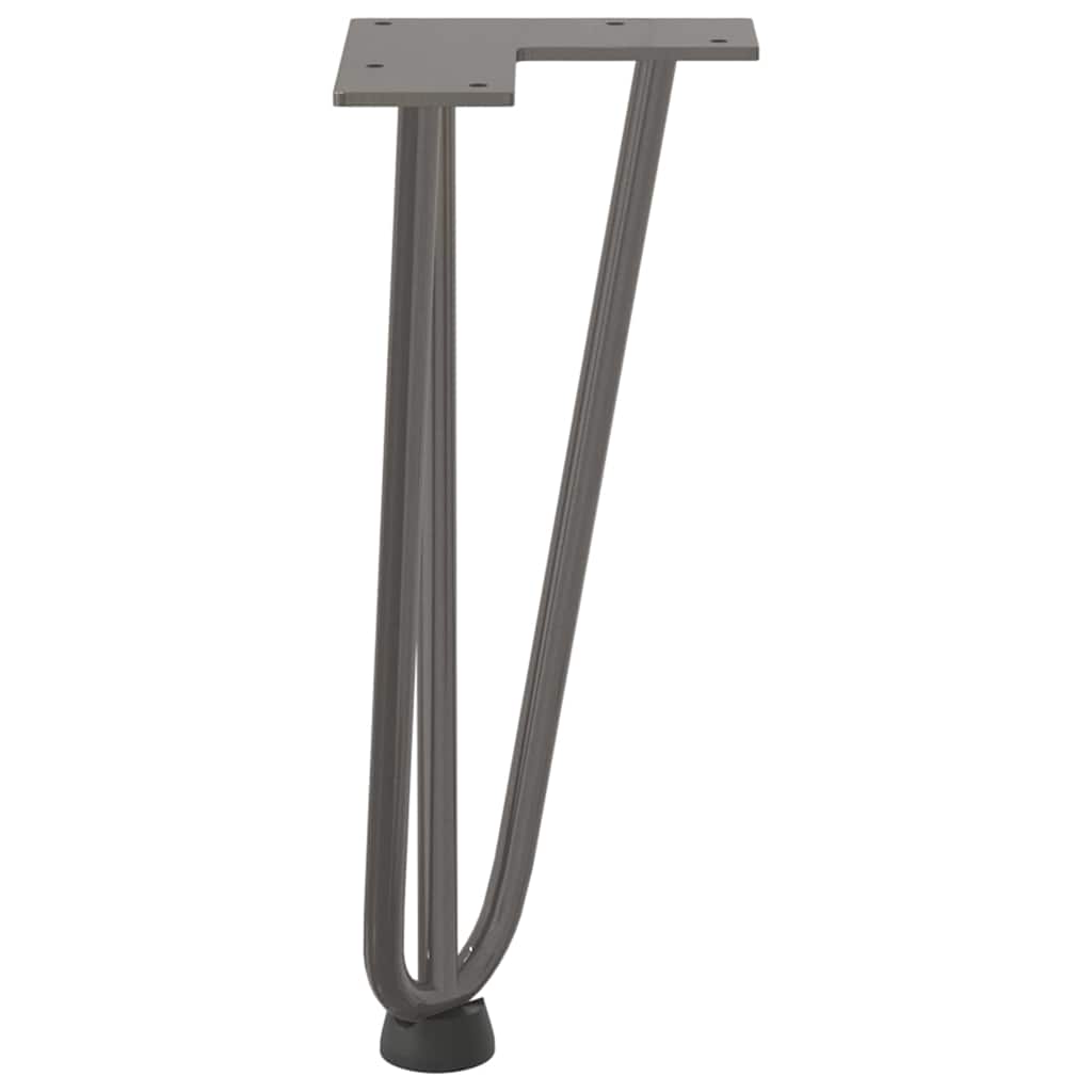 Haarnadelpoten voor Salontafel 4 st 30 cm massief staal naturel is nu te koop bij PeponiXL, paradijselijk wonen!