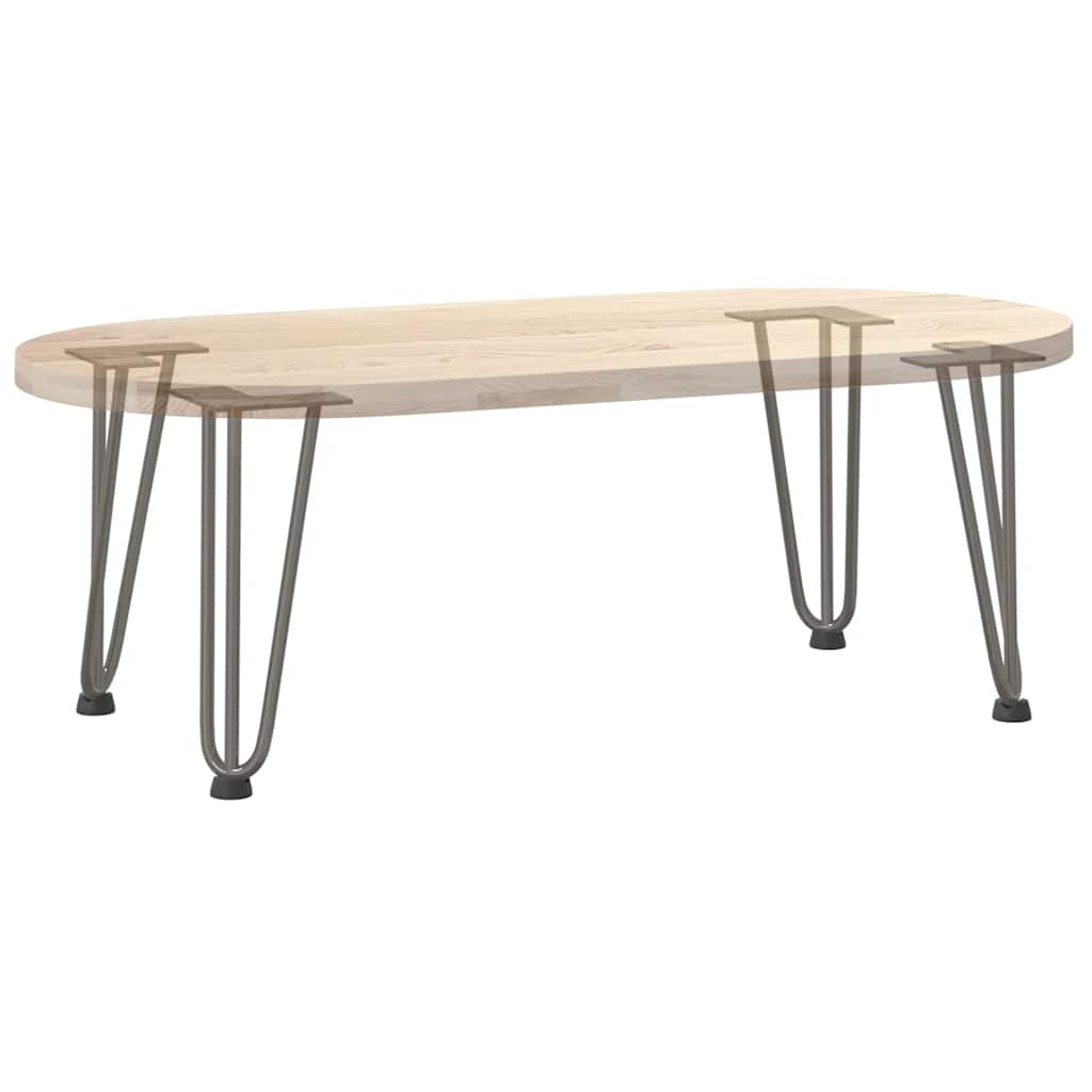 Haarnadelpoten voor Salontafel 4 st 30 cm massief staal naturel is nu te koop bij PeponiXL, paradijselijk wonen!