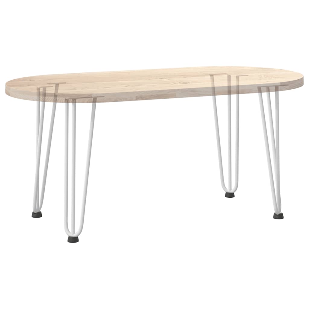 Haarnadelpoten voor Salontafel 4 st 42 cm massief staal wit is nu te koop bij PeponiXL, paradijselijk wonen!