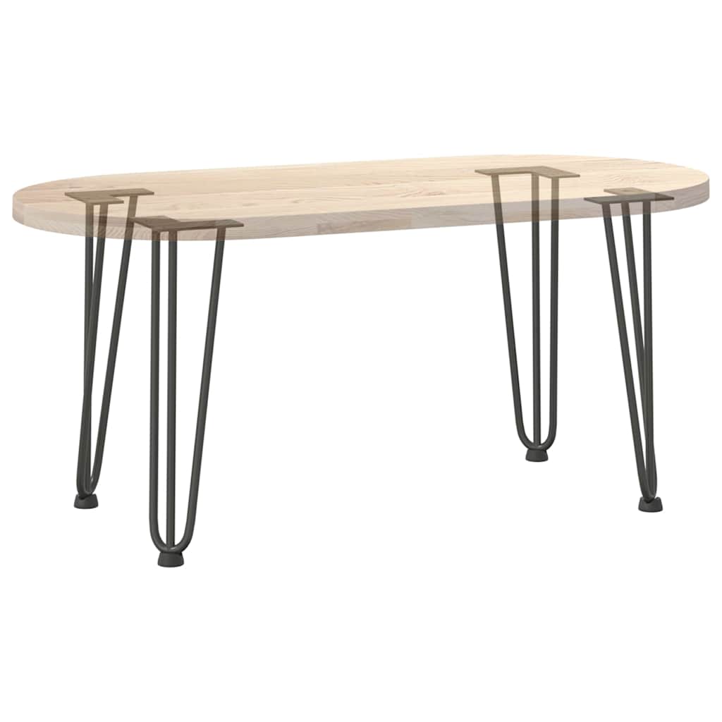 Haarnadelpoten voor Salontafel 4 st 42 cm massief staal antracietkleurig is nu te koop bij PeponiXL, paradijselijk wonen!