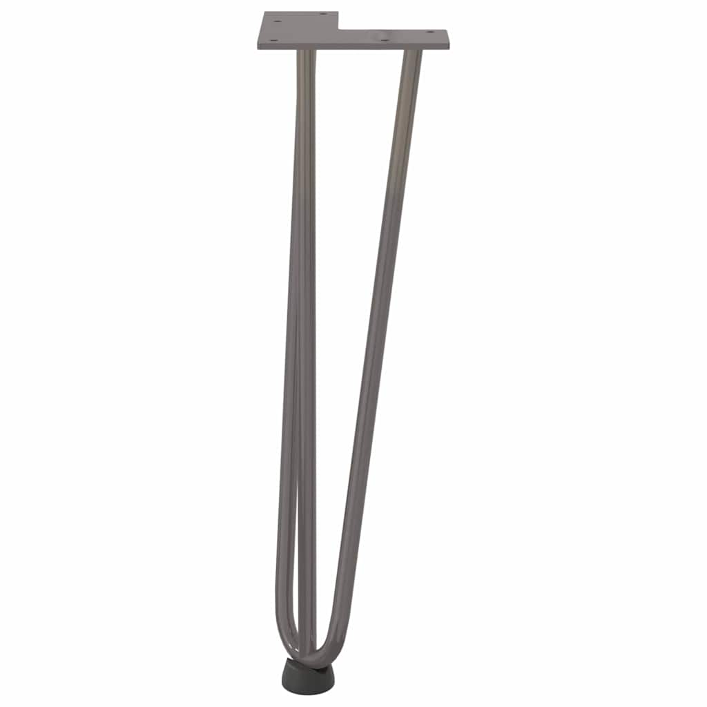 Haarnadelpoten voor Salontafel 4 st 42 cm massief staal naturel is nu te koop bij PeponiXL, paradijselijk wonen!