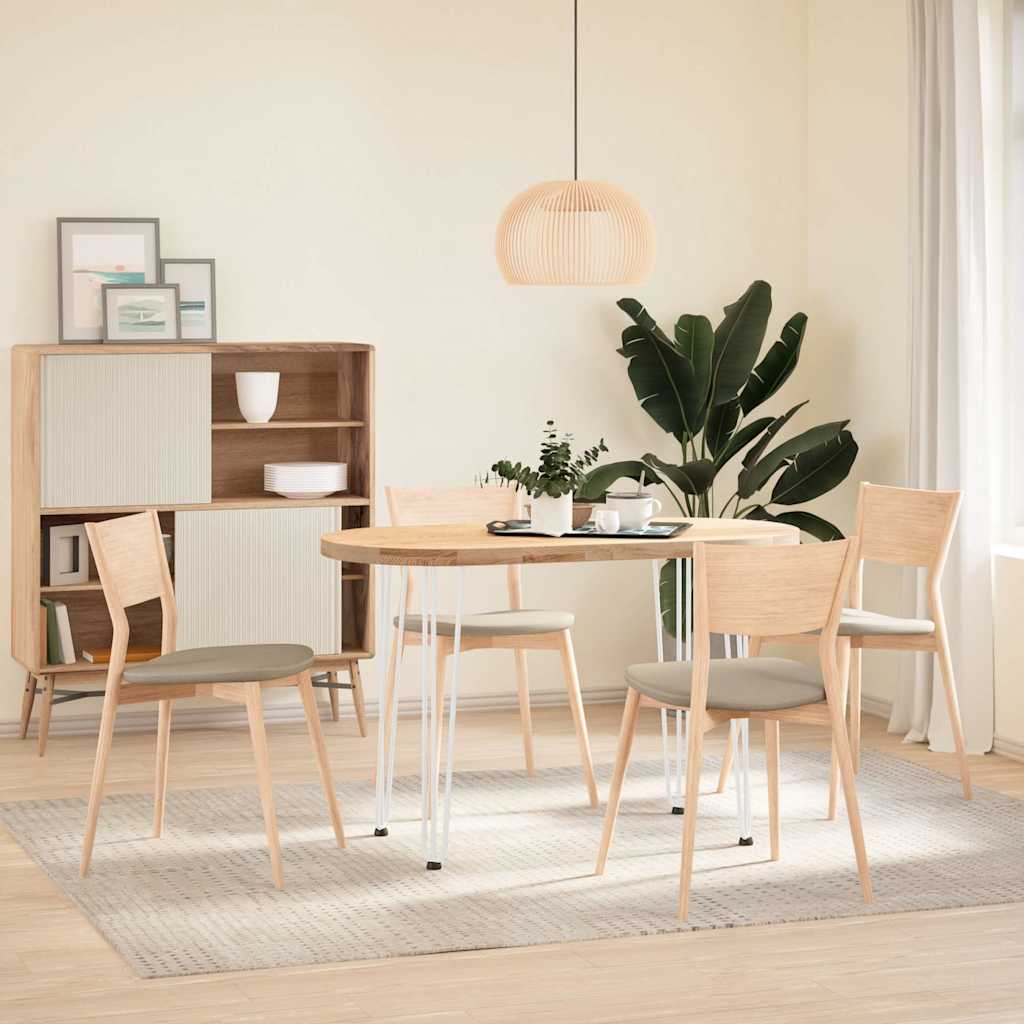 Haarnadelpoten voor console tafel 4 st 72 cm massief staal wit is nu te koop bij PeponiXL, paradijselijk wonen!