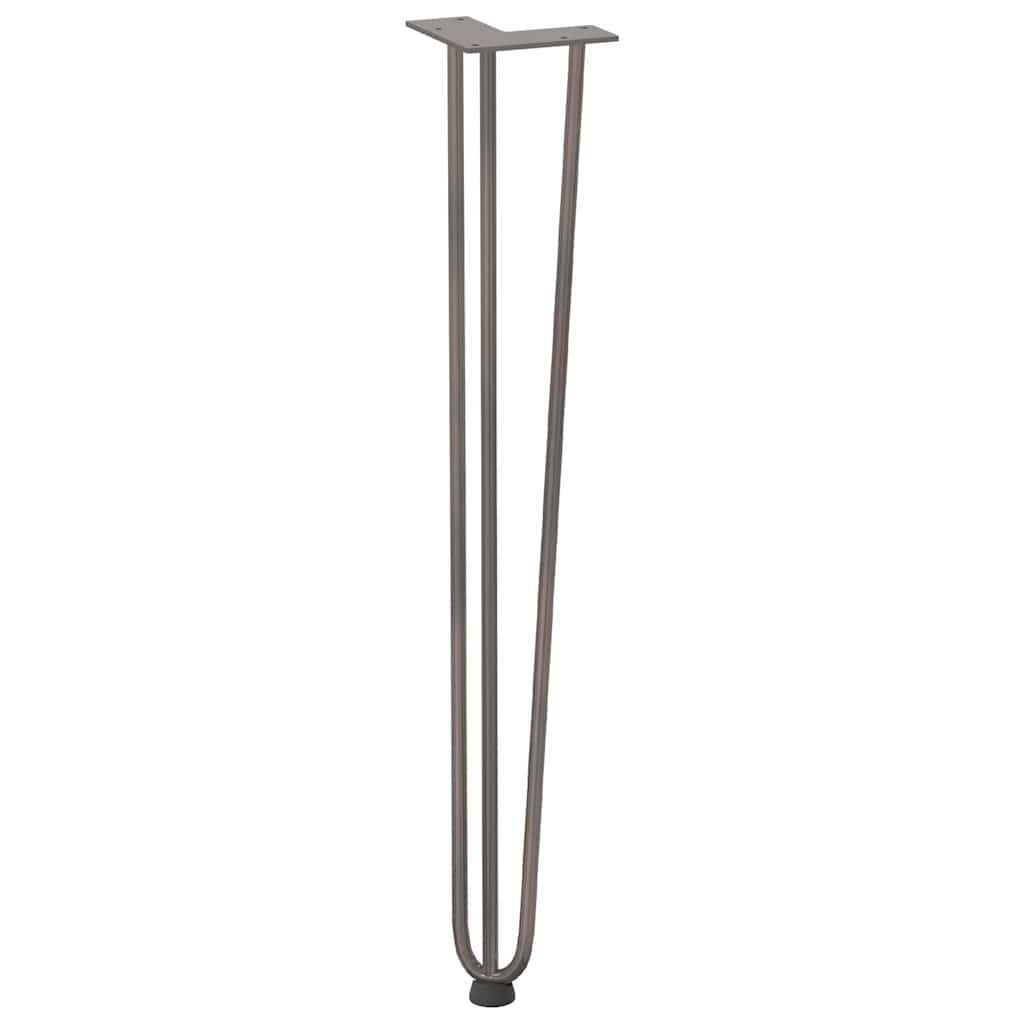 Haarnadelpoten voor console tafel 4 st 72 cm massief staal naturel is nu te koop bij PeponiXL, paradijselijk wonen!
