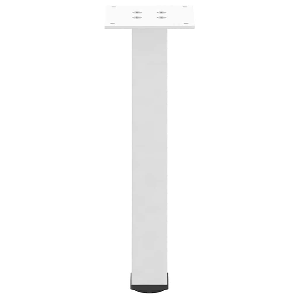 Salontafelpoten 4 st 30-32 cm staal wit is nu te koop bij PeponiXL, paradijselijk wonen!