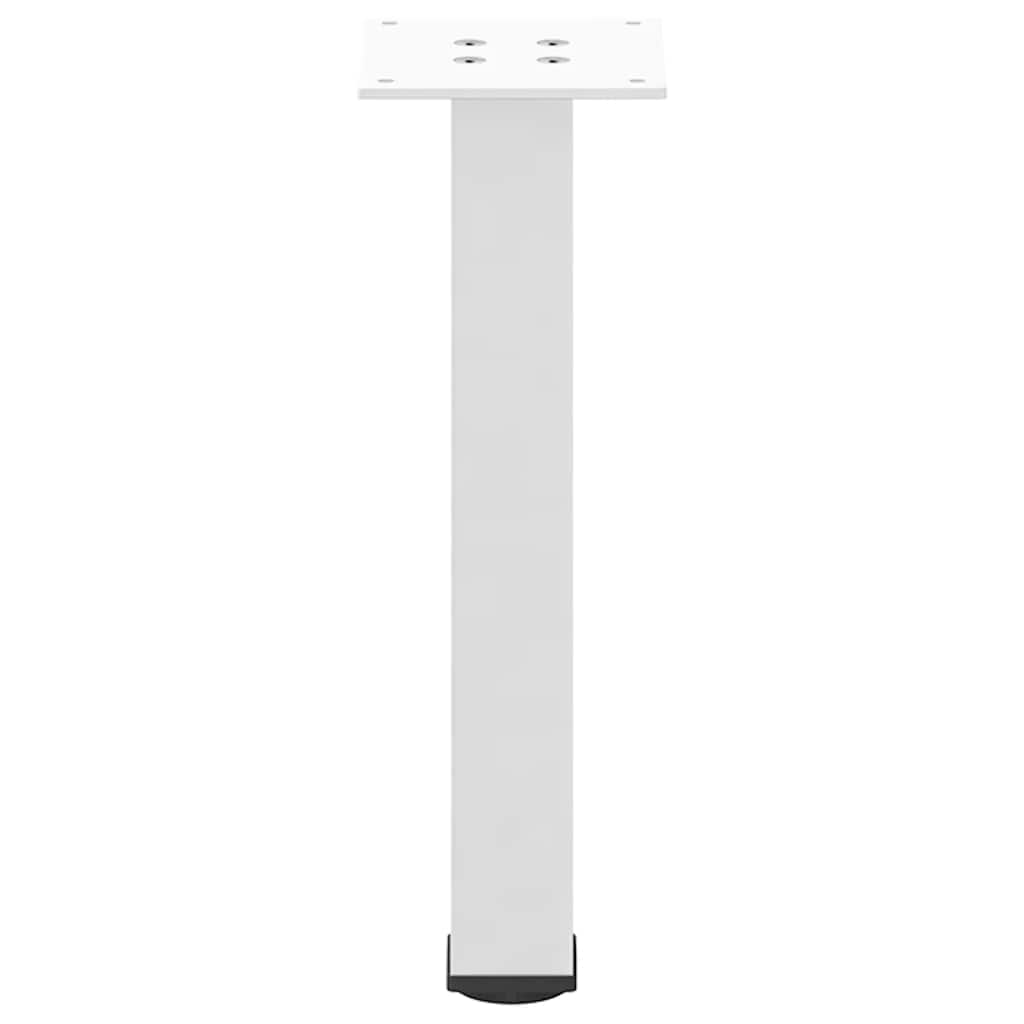 Salontafelpoten 4 st 30-32 cm staal wit is nu te koop bij PeponiXL, paradijselijk wonen!
