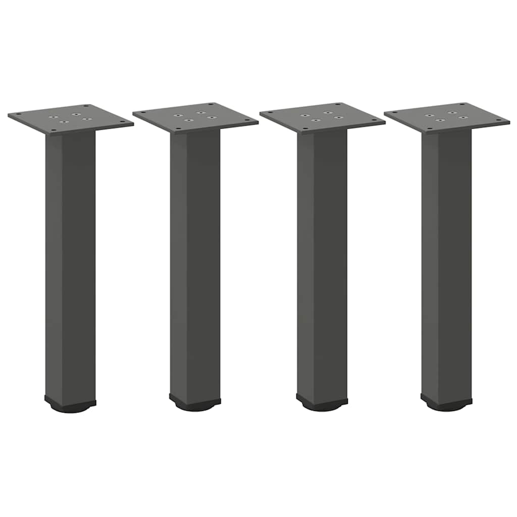 Salontafelpoten 4 st 30-32 cm staal antraciet is nu te koop bij PeponiXL, paradijselijk wonen!