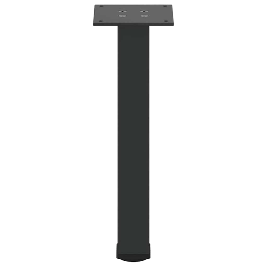Salontafelpoten 4 st 42-44 cm staal zwart is nu te koop bij PeponiXL, paradijselijk wonen!
