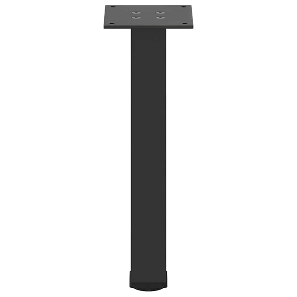 Salontafelpoten 4 st 42-44 cm staal zwart is nu te koop bij PeponiXL, paradijselijk wonen!