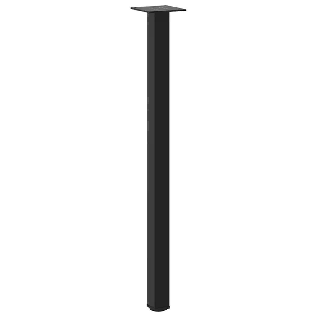 Console tafelpoten 4 st 72-74 cm staal zwart is nu te koop bij PeponiXL, paradijselijk wonen!