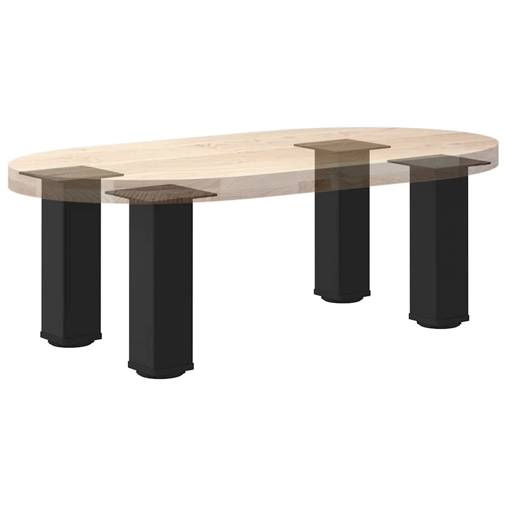 Salontafelpoten 4 st 30-32 cm staal zwart is nu te koop bij PeponiXL, paradijselijk wonen!