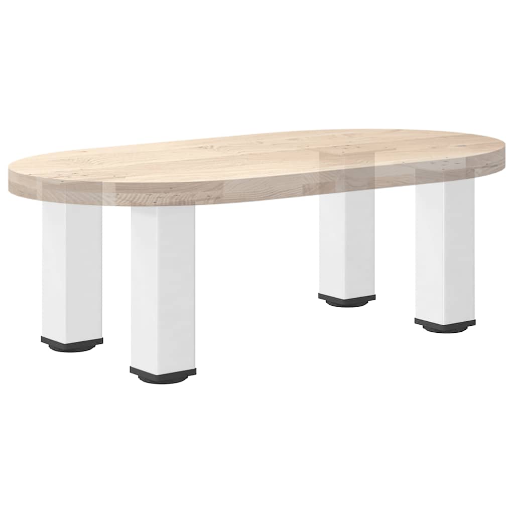 Salontafelpoten 4 st 30-32 cm staal wit is nu te koop bij PeponiXL, paradijselijk wonen!