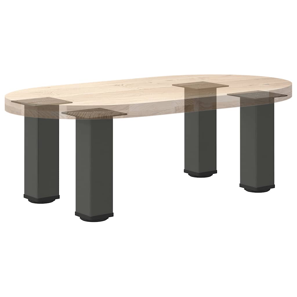 Salontafelpoten 4 st 30-32 cm staal antraciet is nu te koop bij PeponiXL, paradijselijk wonen!
