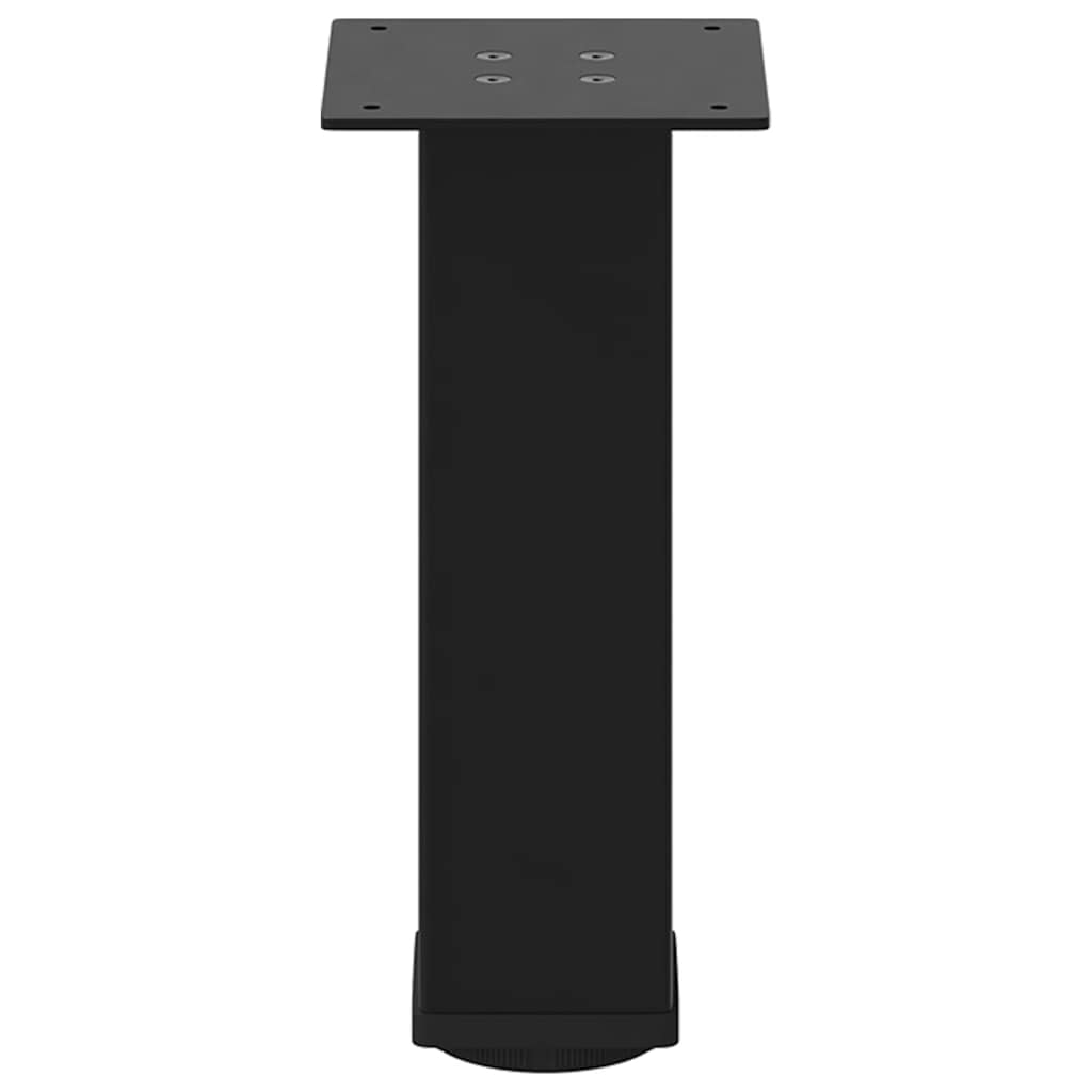 Salontafelpoten 4 st 42-44 cm staal zwart is nu te koop bij PeponiXL, paradijselijk wonen!